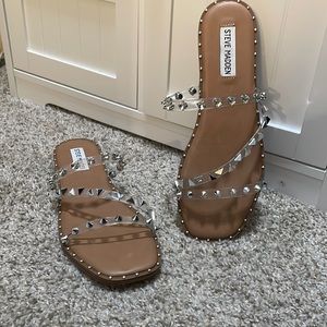 Studded and rhinestone Steve Madden sandals